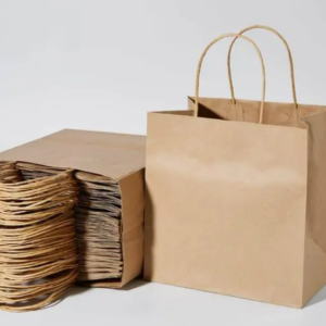 2.wholesale Kraft Paper Bag Black Gift Shopping Paper Bag With Handle For Clothing Custom Packaging Bag (4)