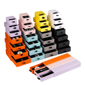 6.custom Cardboard Drawer Sliding Box Necklace Earring Bracelet Packaging Ring Jewelry Gift Box (1)