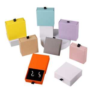 6.custom Cardboard Drawer Sliding Box Necklace Earring Bracelet Packaging Ring Jewelry Gift Box (3)