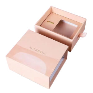 6.custom Cardboard Drawer Sliding Box Necklace Earring Bracelet Packaging Ring Jewelry Gift Box (4)
