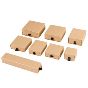 6.custom Cardboard Drawer Sliding Box Necklace Earring Bracelet Packaging Ring Jewelry Gift Box (5)
