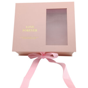 9.custom Luxury White Magnet Flip Clothing Paper Box Foldable Magnetic Closure Gift Boxeswith Black Ribbon (3)