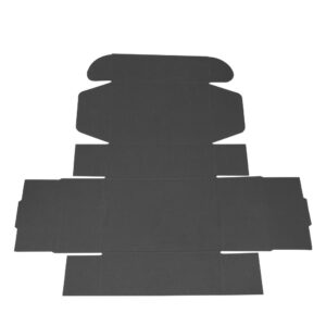 Custom Black Corrugated Paper Box for Environmental Recycling Clothing Packaging and Shipping Boxcustom paper box (2)