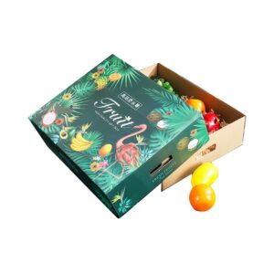 Custom Strawberries Corrugated Carton Paper Cardboard Packaging For Pomegranate Orange Apples Kiwidragon Fruit And Vegetable Packing Box (5)