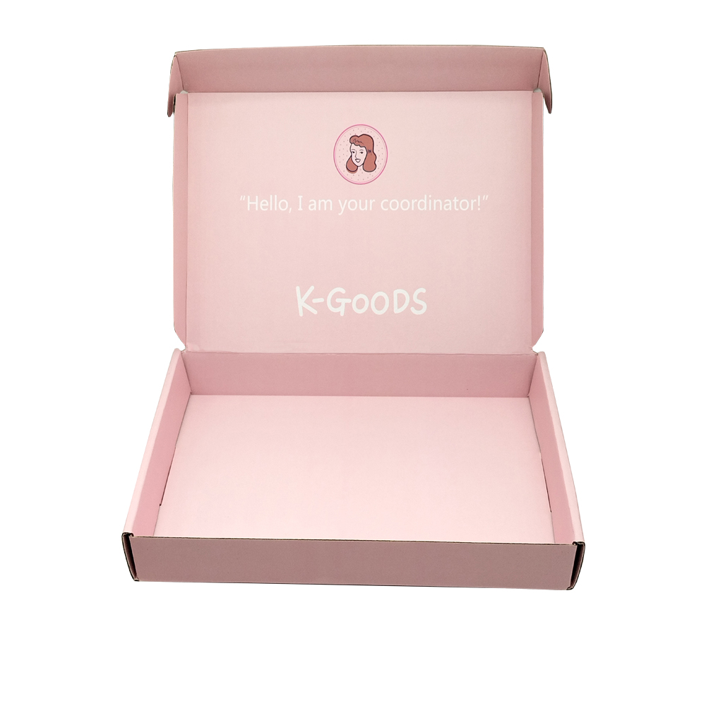 OEM Manufacturer Custom Printed Color Cardboard Mailer Shipping Paper Packaging Corrugated Shipping Mailer Box For Garment (3)