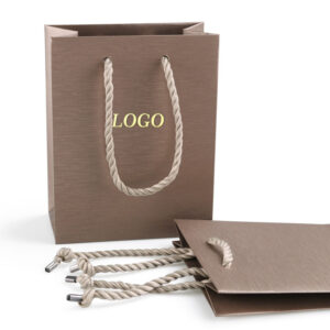 Wholesale Custom Printed Brand Logo Design Promotion Luxury Clothing Retail Gift Shoppingjewellery Paper Bag With Ribbon Handle (7)
