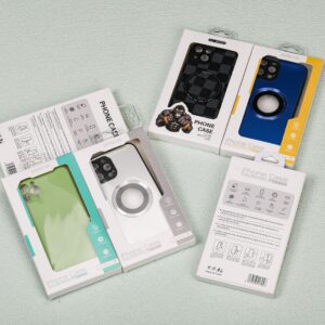 Custom Logo Brand Luxury White Phone Case Hard Cover Packaging Box Packaging For I 13 14 15 16 Pro Max Phone (6)