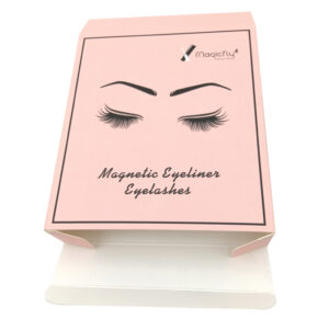 Factory Direct Custom Design Pvc Window Lashbox Nice Gold Foil Logo Eyelash Paper Box Lash Sleeve Packaging Box (11)