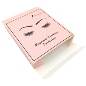 Factory Direct Custom Design Pvc Window Lashbox Nice Gold Foil Logo Eyelash Paper Box Lash Sleeve Packaging Box (12)